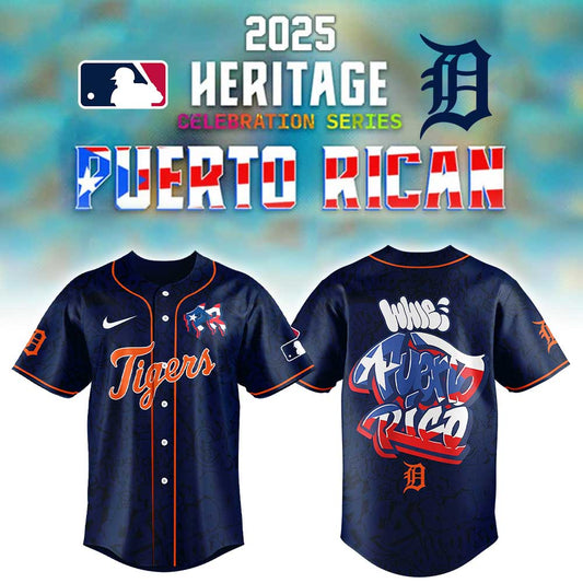 D.Tigers Puerto Rico Heritage New Combo Jersey