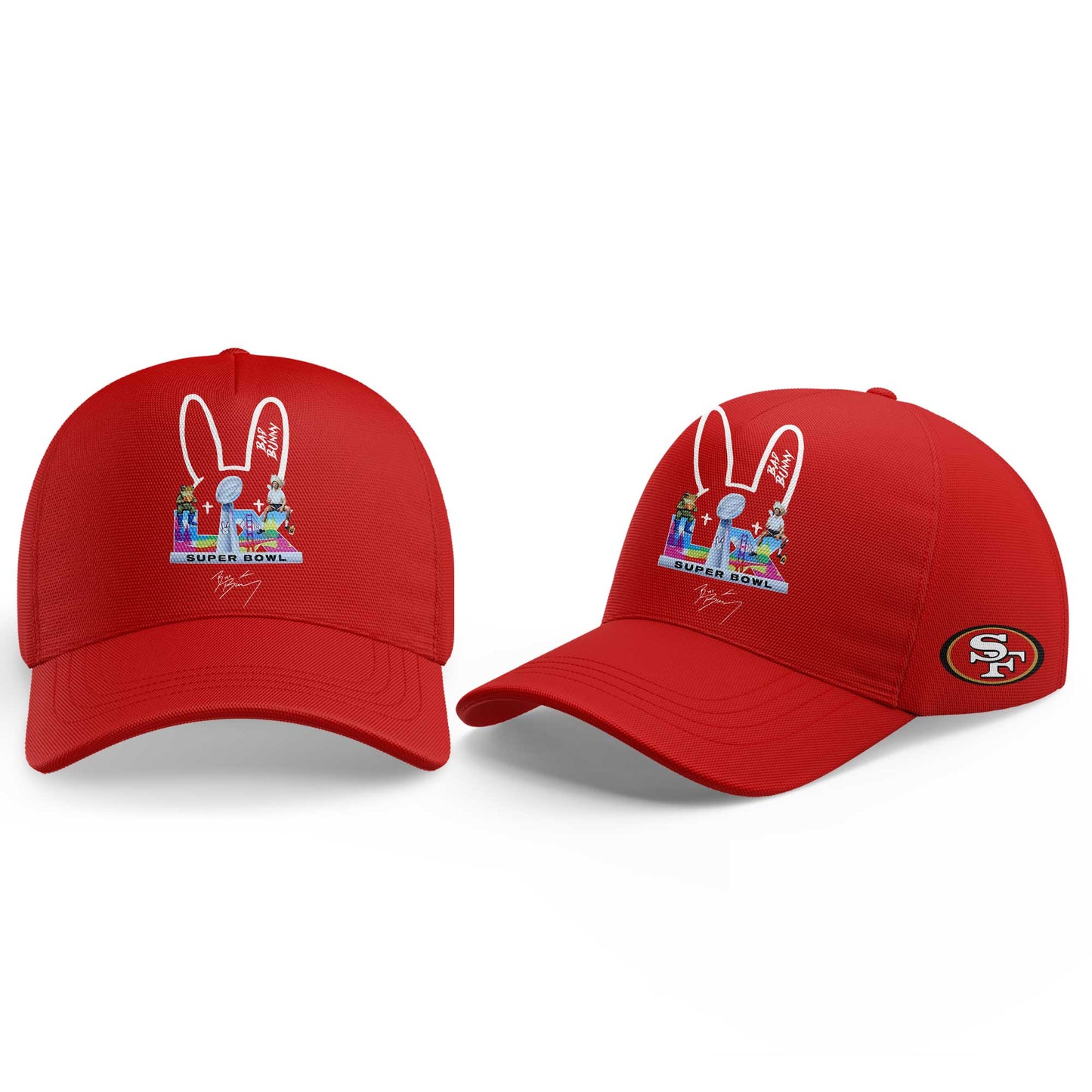 SF.49ers x Bad Bunny Super Bowl 2026 Combo Shirt V2