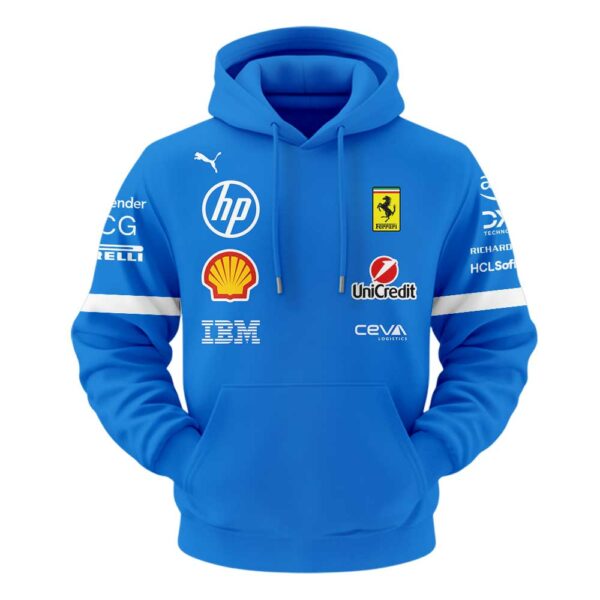 Scuderia Ferrari HP Puma 2025 Monza Limited Edition Lewis & Charles Signature Hoodie