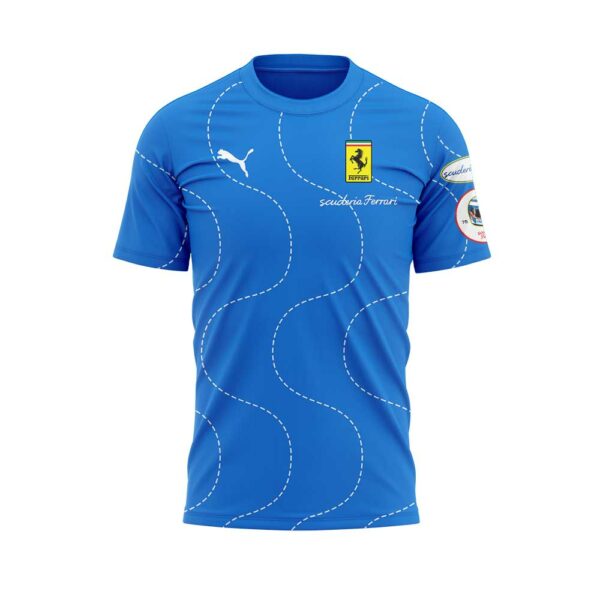 Scuderia Ferrari HP 2025 Monza Limited Edition Charles Signature Blue Shirt V3