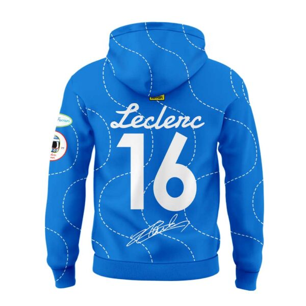 Scuderia Ferrari HP 2025 Monza Limited Edition Charles Signature Blue Hoodie V3