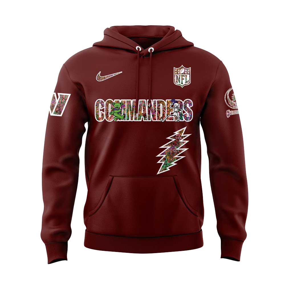 Washington Commanders Grateful Dead Night 2025 Limited Edition Hoodie