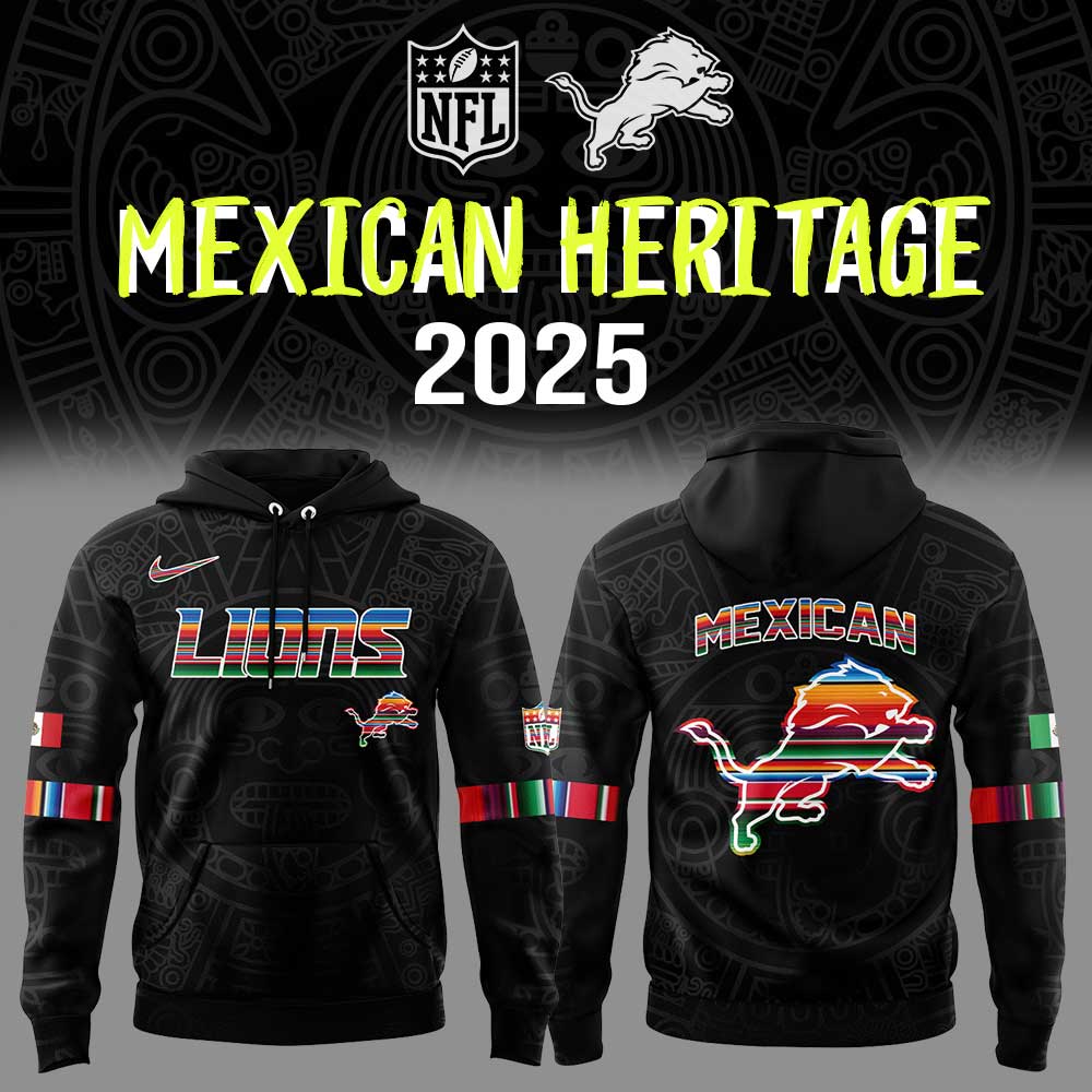 Detroit Lions Mexican Heritage Combo Hoodie