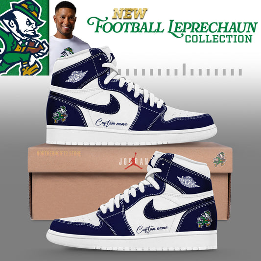 Notre Dame Fighting Irish Football Leprechaun 2025 New Air Jordan 1 Sneaker