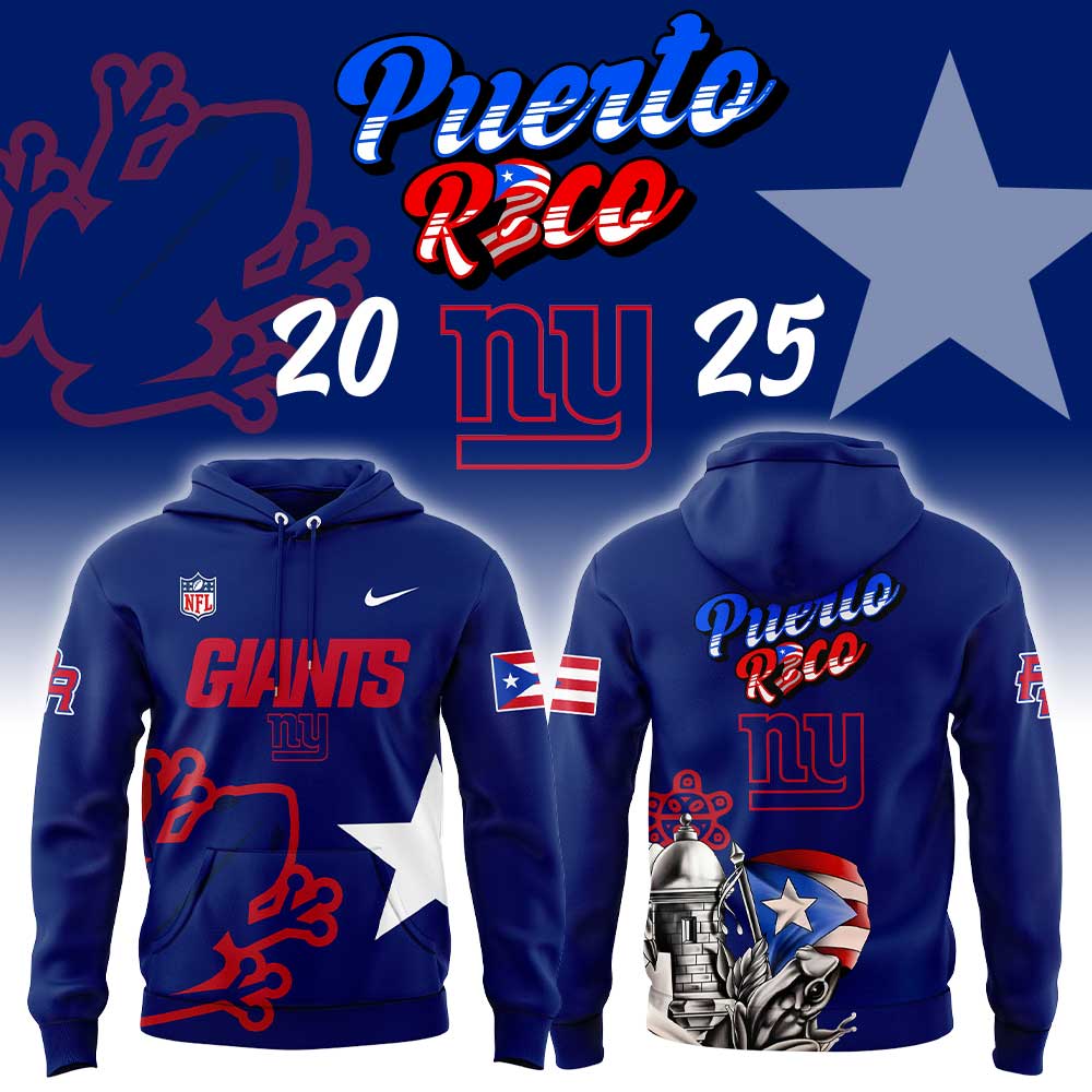 NY Giants Puerto Rico Heritage Limited Combo Hoodie