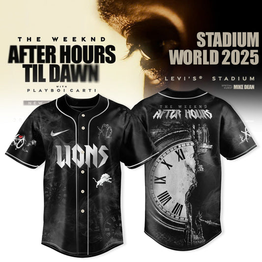 Detroit Lions x After Hours Til Dawn 2025 – The Weeknd