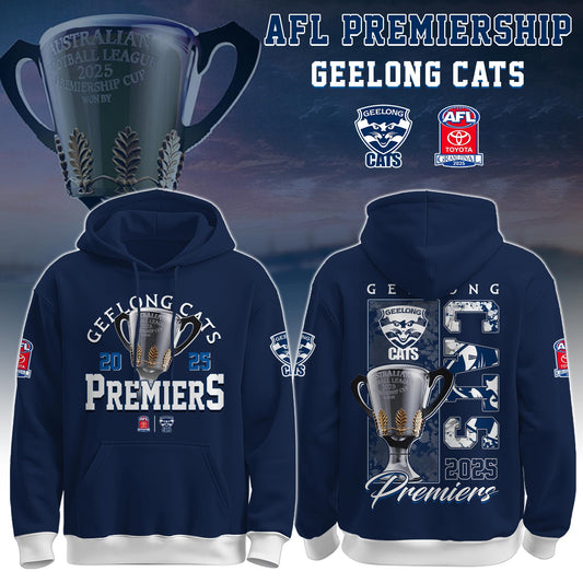 GEELONG CATS– AFL 2025 Champions Hoodie