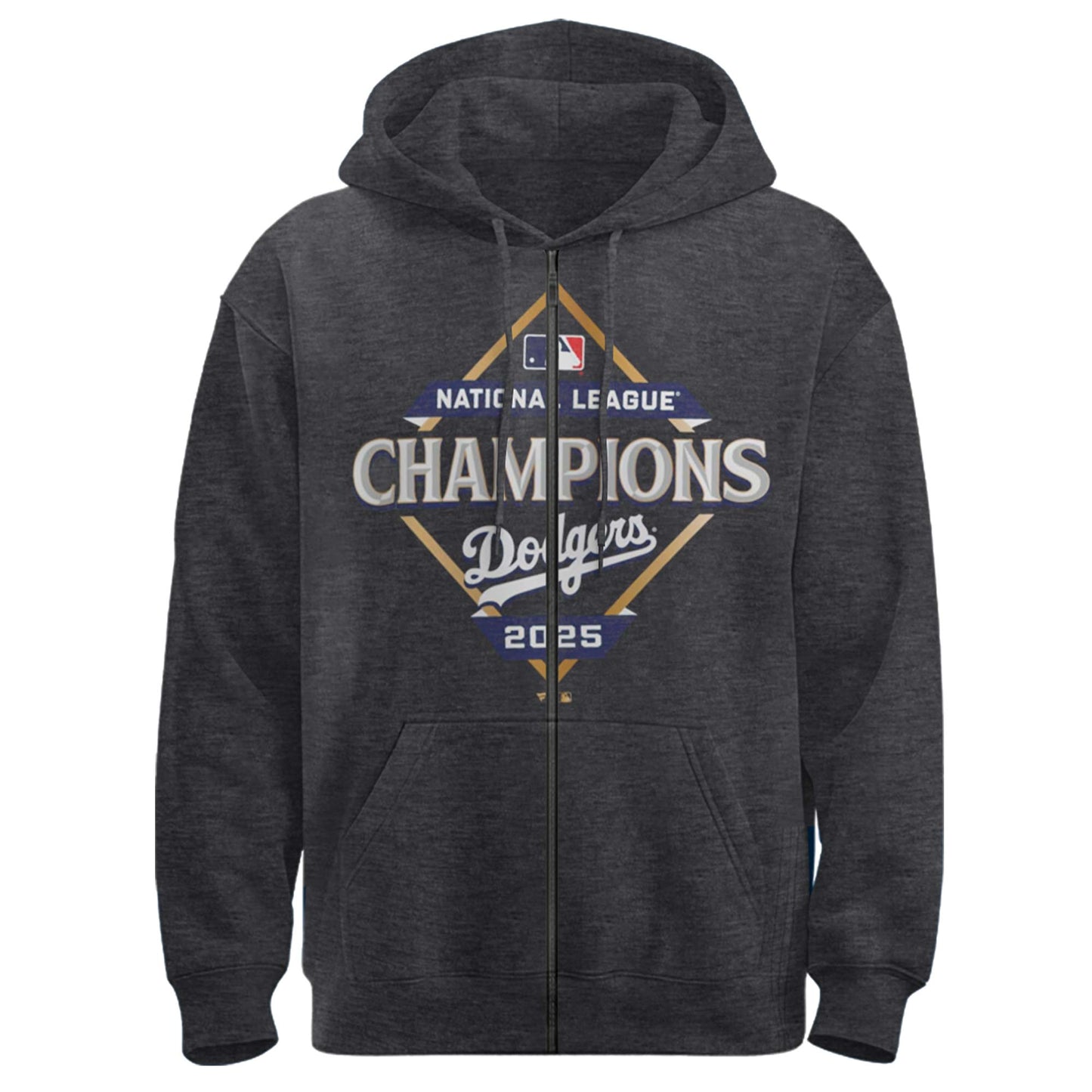 LA DODGERS NATIONAL LEAGUE CHAMPIONS2025 Zip Hoodie