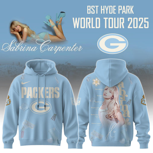 GB Packers x Sabrina Carpenter “Short n’ Sweet Tour” Hoodie Editions Limited +Selling Out Fast