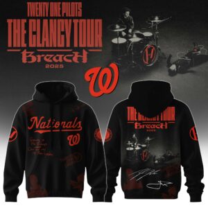 Baseball x Twenty One Pilots The Glancy Tour 2025 Hoodie Limited Edition