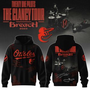 Baseball x Twenty One Pilots The Glancy Tour 2025 Hoodie Limited Edition