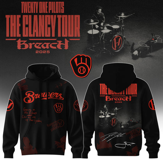 MIL x Twenty One Pilots The Glancy Tour 2025 Hoodie Limited Edition