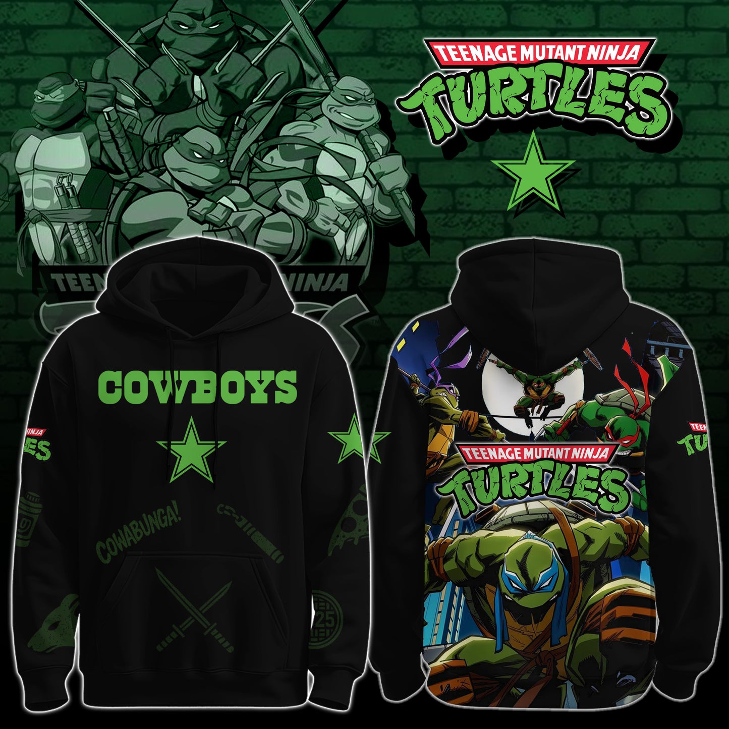NFL x Teenage Mutant Ninja Turtles Limited Edition Hoodie 2025