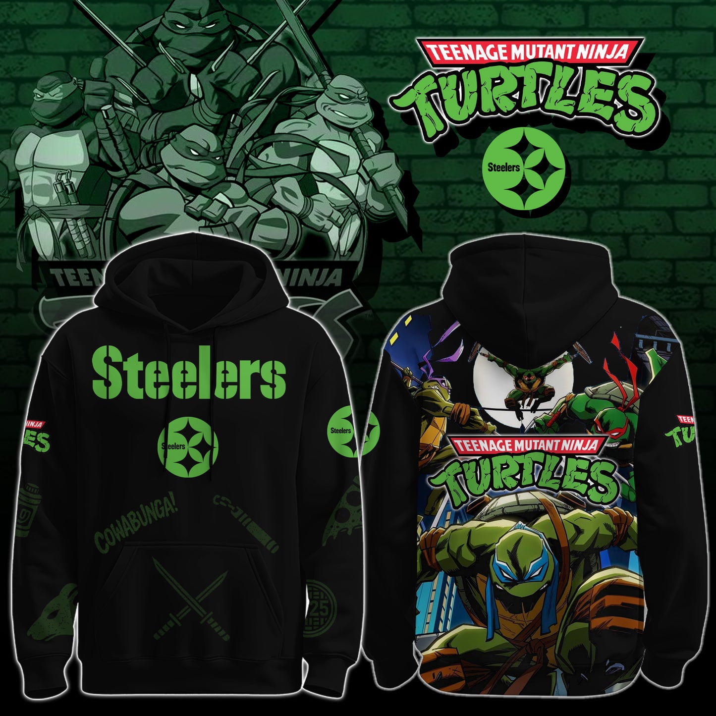 NFL x Teenage Mutant Ninja Turtles Limited Edition Hoodie 2025