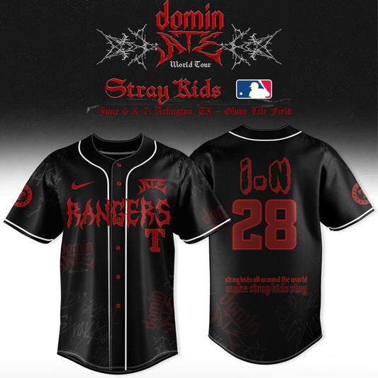 Texas Rangers x Stray Kids Word tour 2025