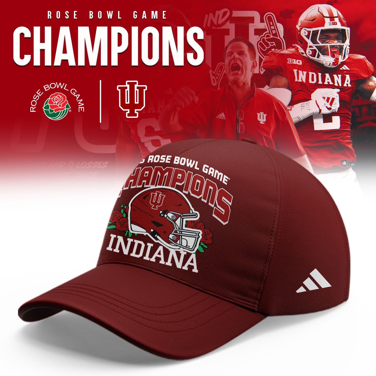 Indiana Hoosiers 2026 Rose Bowl Limited Sweatshirt