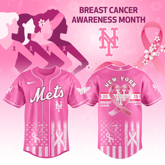 NYM Special Breast Cancer Awareness Month Limited Edition Jersey