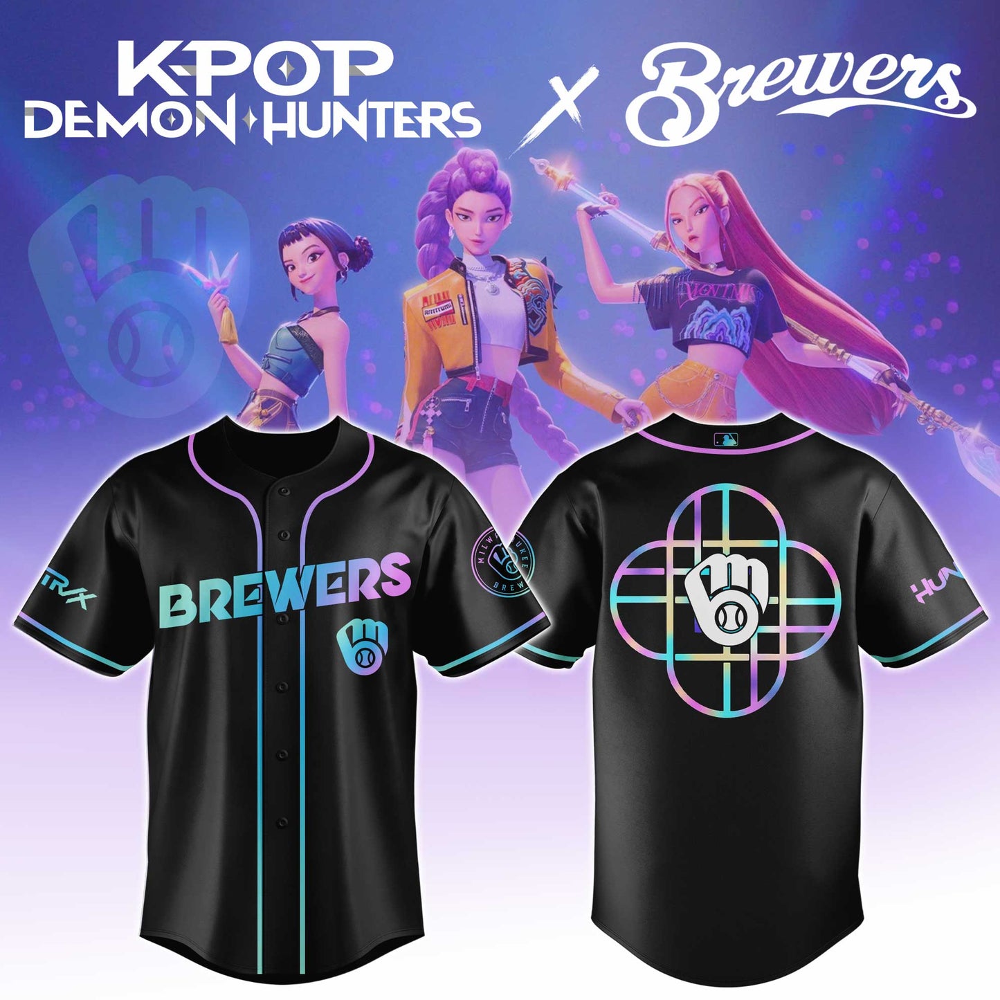 MLB x KPop Demon Hunters Movie Jersey Editions Limited 2025