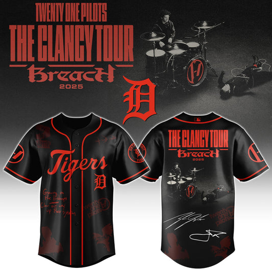 DET x Twenty One Pilots _ The Clancy World Tour Jersey Limited Edition