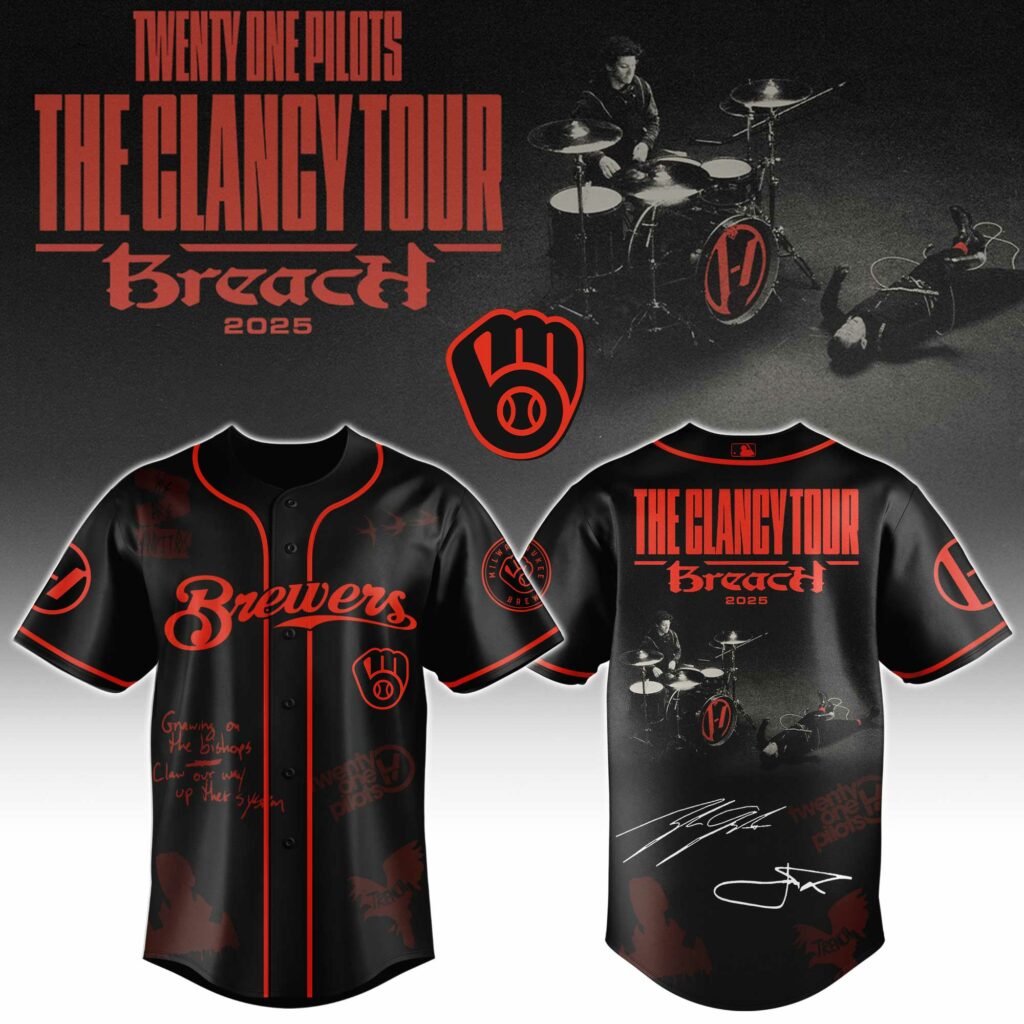 Baseball x Twenty One Pilots – “The Clancy World Tour” Jersey