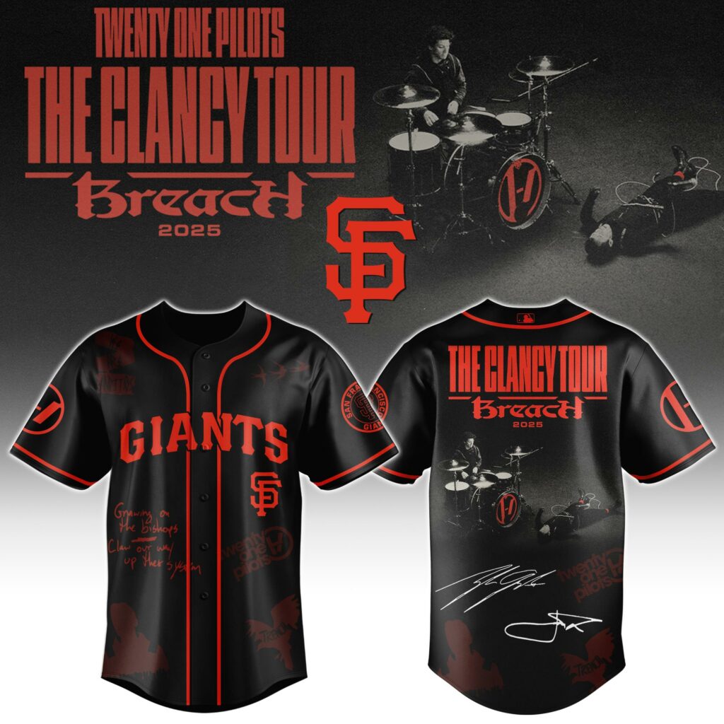 Baseball x Twenty One Pilots – “The Clancy World Tour” Jersey