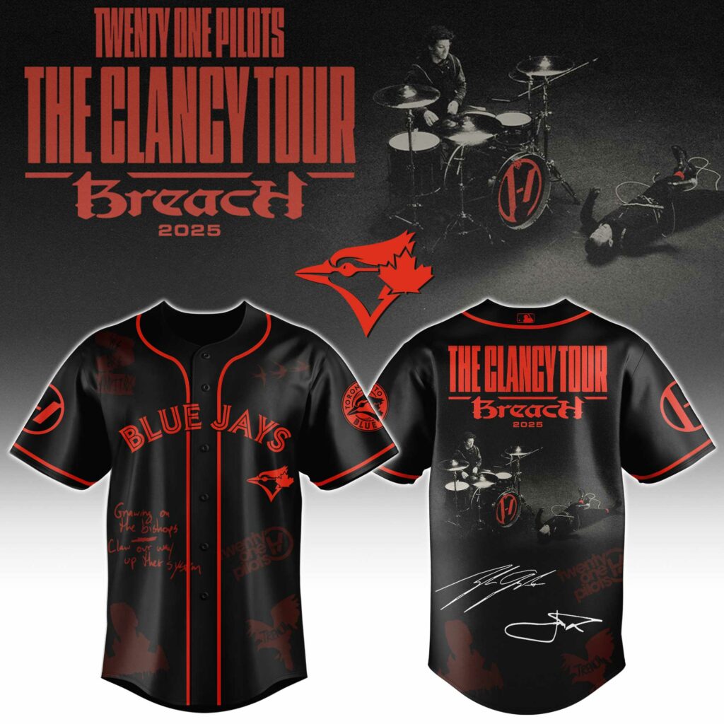 Baseball x Twenty One Pilots – “The Clancy World Tour” Jersey