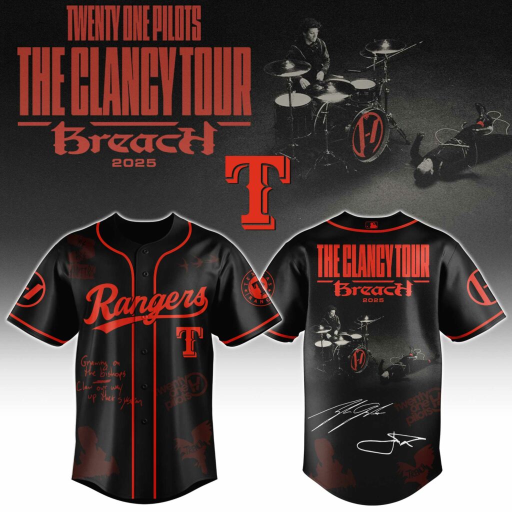 Baseball x Twenty One Pilots – “The Clancy World Tour” Jersey