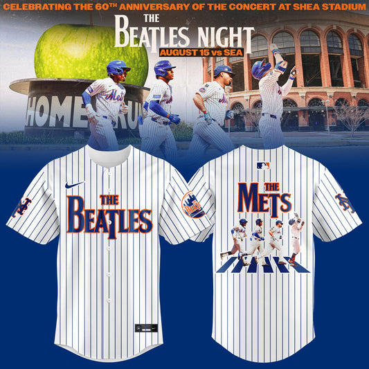 New York Mets The Beatles Night 2025 Limited Edition Jersey