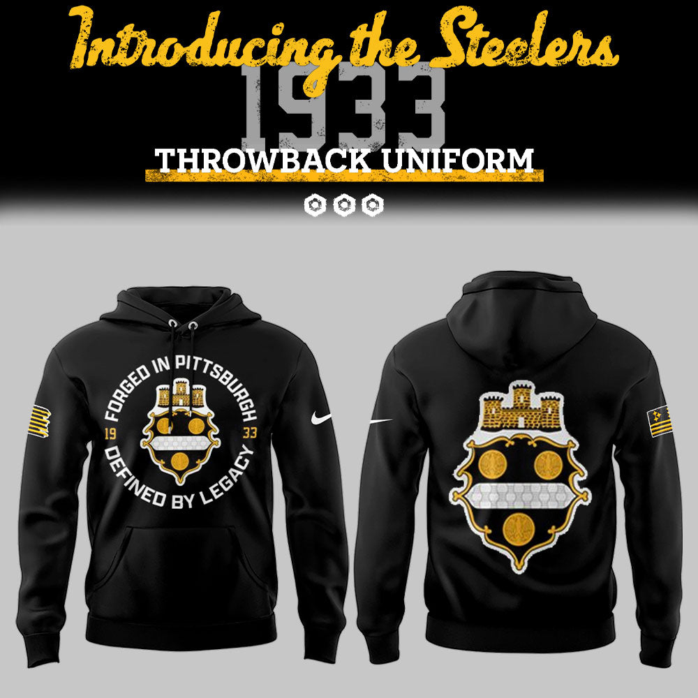 Limited Edition Steelers Football 1933 Legacy Hoodie