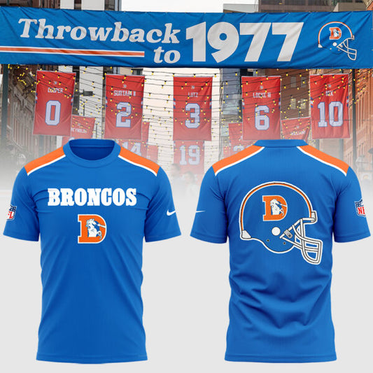 Denver Broncos NFL 2024 Nike Limited Throwback To 77 T-Shirt