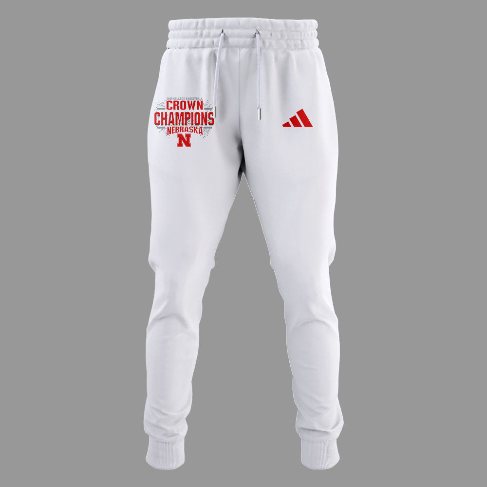 Nebraska Men’s Basketball “2025 College Basketball Crown Champions” Hoodie