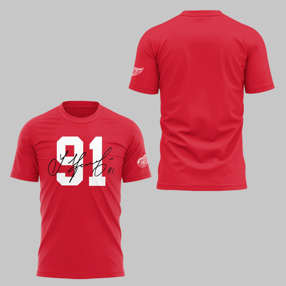 Limited Edition Red Wings Forever Sergei Fedorov 2025 2025 T-Shirt