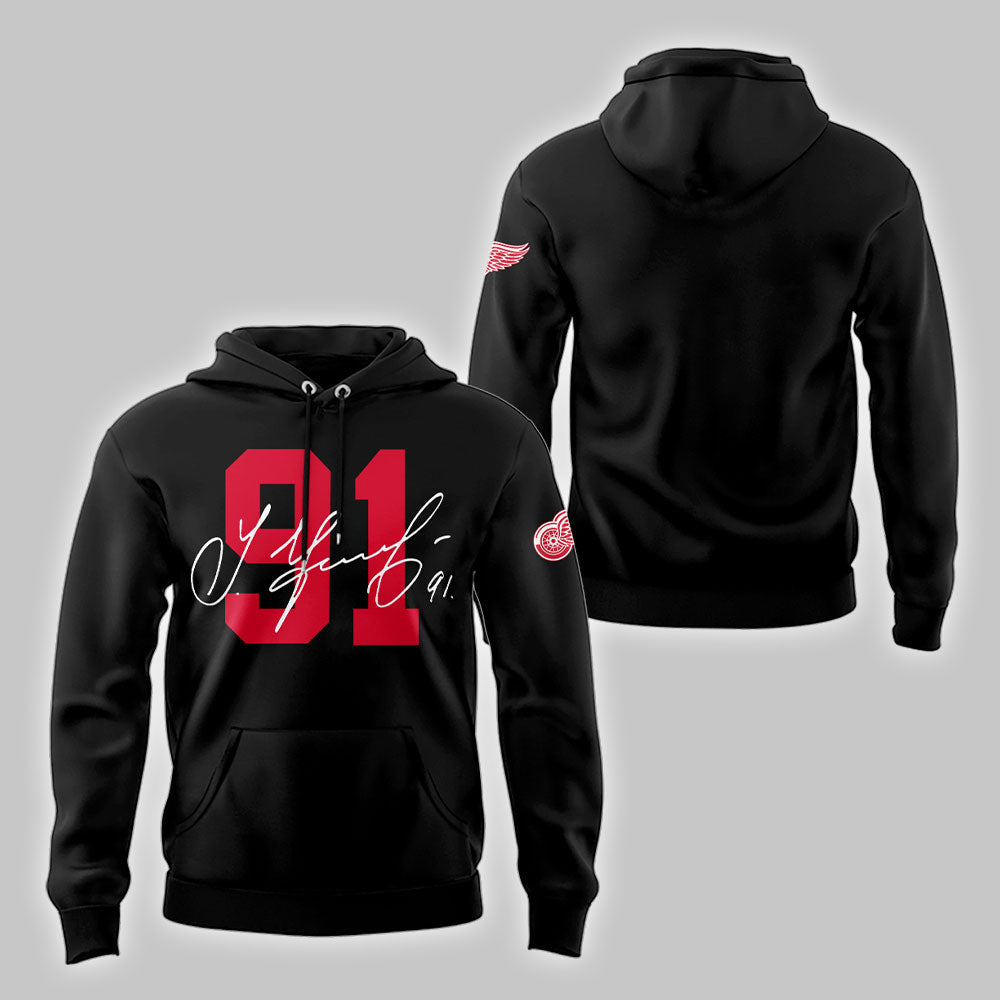 Limited Edition Red Wings Forever Sergei Fedorov 2025 Hoodie