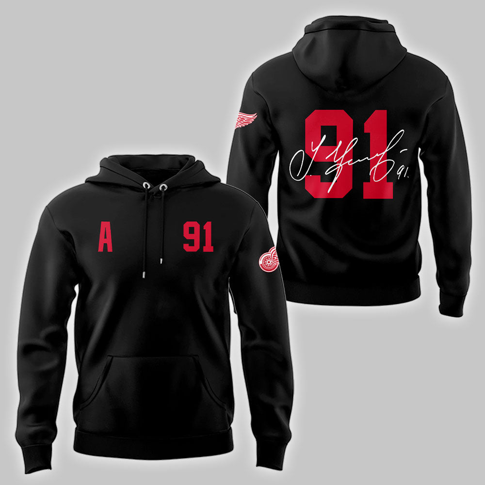 Limited Edition Red Wings Forever Sergei Fedorov 2025 Hoodie