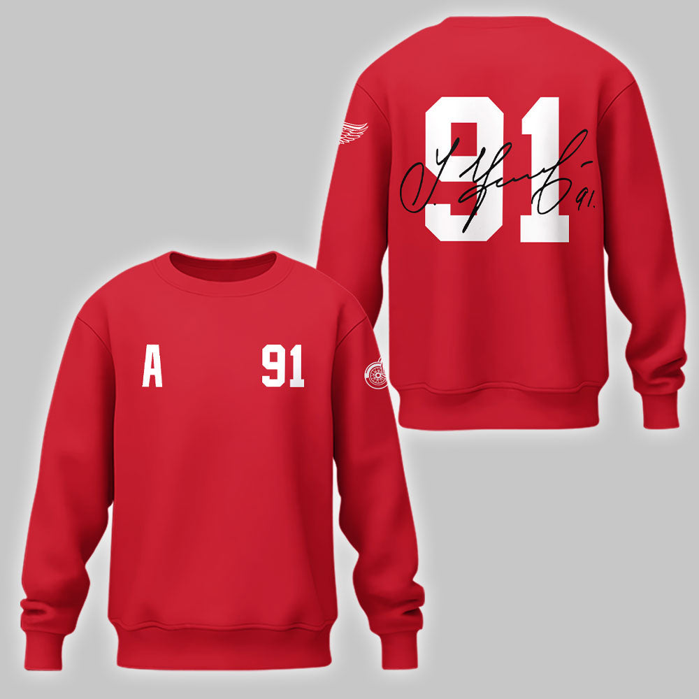 Limited Edition Red Wings Forever Sergei Fedorov 2025 Sweatshirt