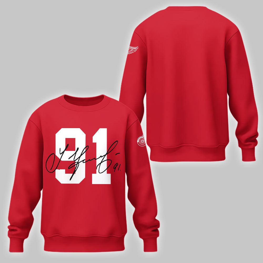 Limited Edition Red Wings Forever Sergei Fedorov 2025 Sweatshirt