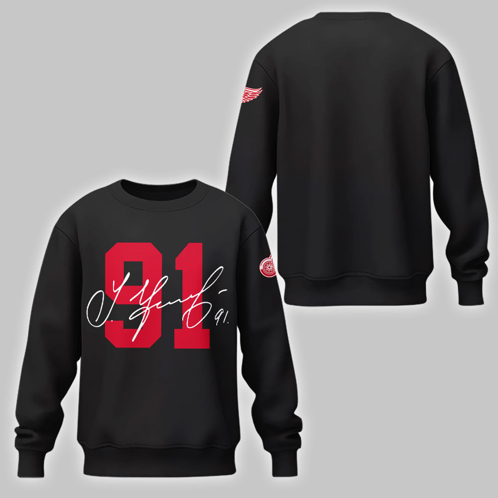 Limited Edition Red Wings Forever Sergei Fedorov 2025 Sweatshirt