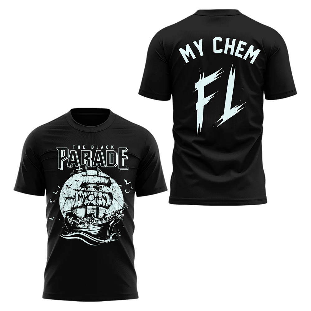 Limited Edition “Long Live: The Black Parade Tour 2025 x Tampa” Tshirt
