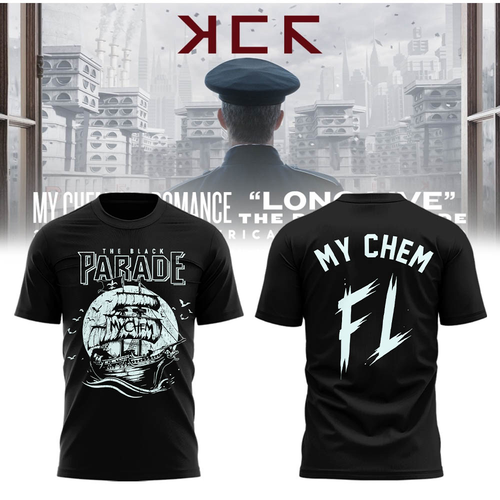 Limited Edition “Long Live: The Black Parade Tour 2025 x Tampa” Tshirt