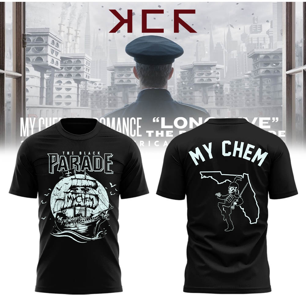 Limited Edition “Long Live: The Black Parade Tour 2025 x Tampa” Tshirt