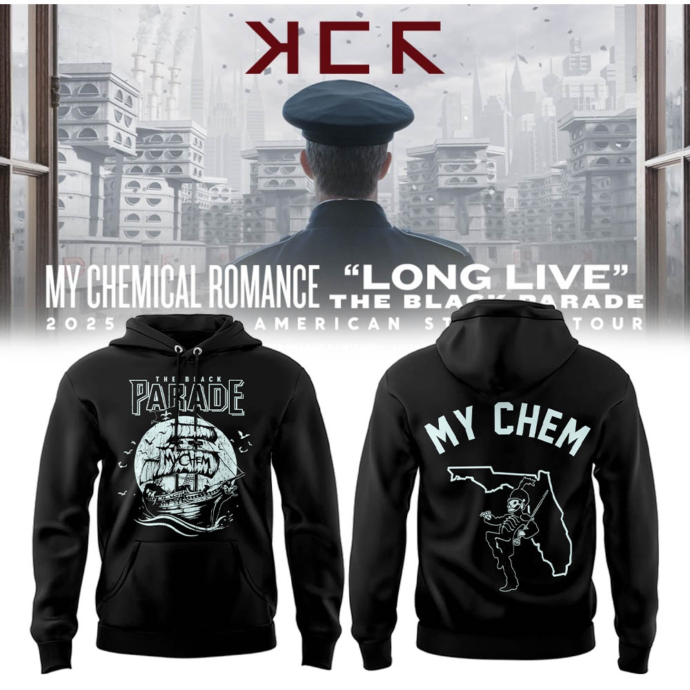 Limited Edition “Long Live: The Black Parade Tour 2025 x Tampa” Hoodie