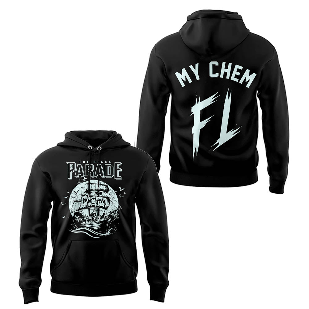 Limited Edition “Long Live: The Black Parade Tour 2025 x Tampa” Hoodie