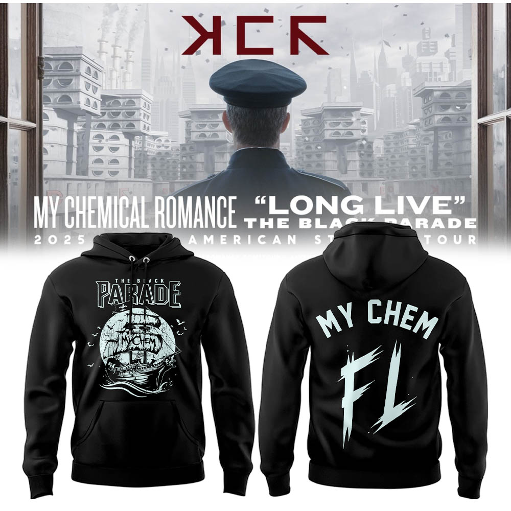 Limited Edition “Long Live: The Black Parade Tour 2025 x Tampa” Hoodie
