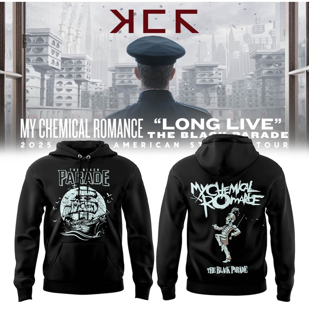 Limited Edition “Long Live: The Black Parade Tour 2025 x Tampa” Hoodie