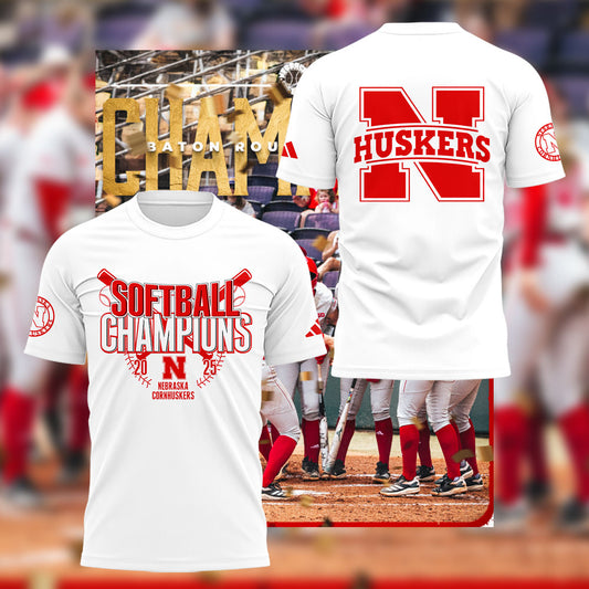 Nebraska Softball Won The 2025 Baton Rouge Regional TShirt