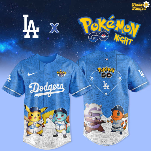 Dodgers x Pokémon GO Night Jersey