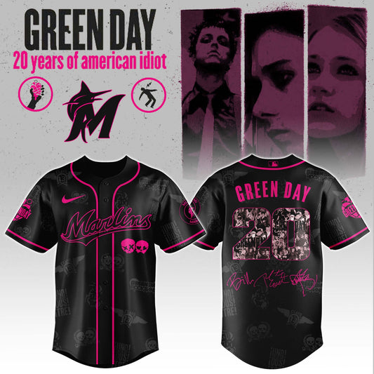 M Marlins x Green Day 20th Anniversary Jersey 2025 Editions Limited + Selling Out Fast