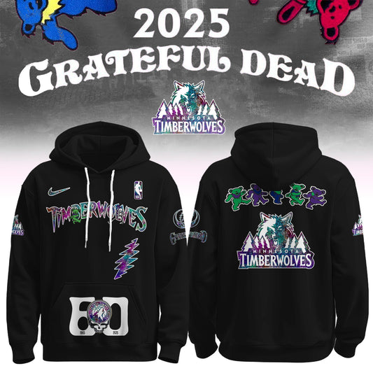 Minnesota Timberwolves x Grateful Dead 60th Hoodie Editions Limited 1965 2025