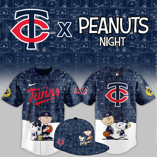 Minnesota Twins 2025 Peanuts Night Limited Jersey