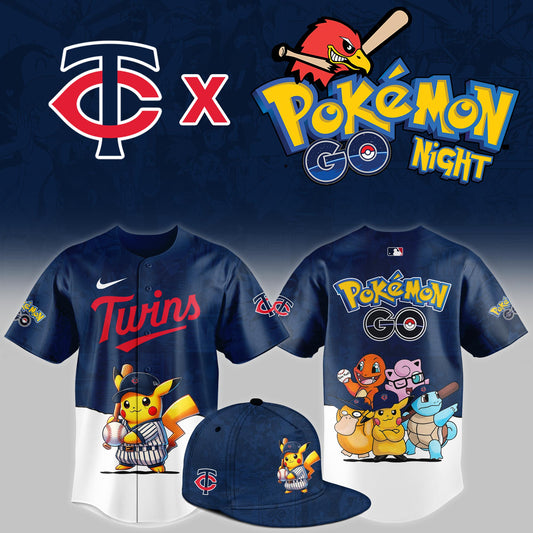 Minnesota Twins 2025 Pokémon GO Night Limited Jersey